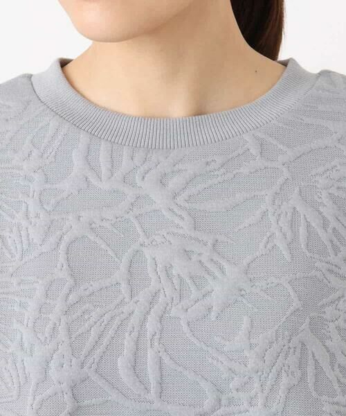 MK MICHEL KLEIN / エムケーミッシェルクラン カットソー | フクレジャガード五分袖プルオーバー/洗える | 詳細12