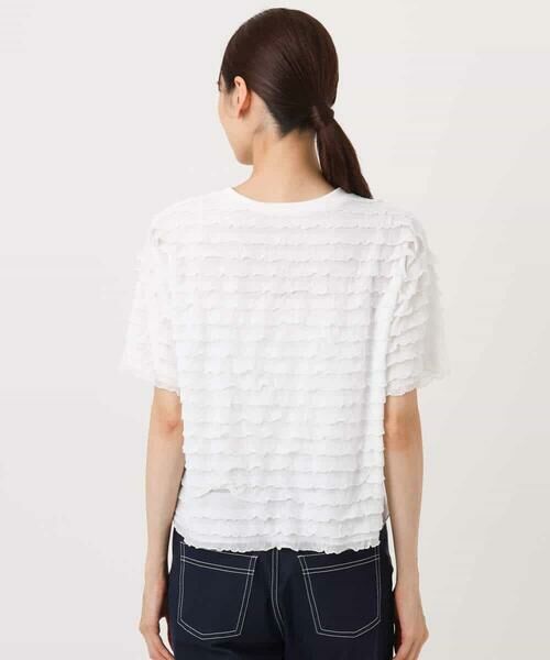 MK MICHEL KLEIN / エムケーミッシェルクラン カットソー | ミニフリルディティールカットソー/洗える | 詳細17