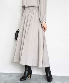 MK MICHEL KLEIN / エムケーミッシェルクラン その他パンツ | 起毛サテンガウチョパンツ/洗える