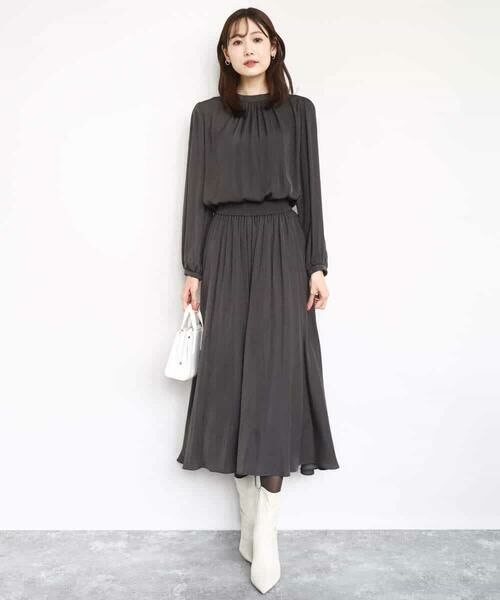 MK MICHEL KLEIN / エムケーミッシェルクラン その他パンツ | 起毛サテンガウチョパンツ/洗える | 詳細14