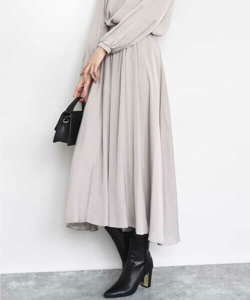 MK MICHEL KLEIN / エムケーミッシェルクラン その他パンツ | 起毛サテンガウチョパンツ/洗える | 詳細23