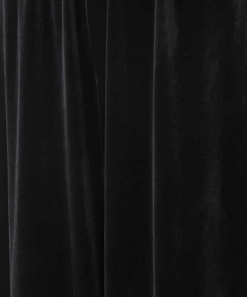 MK MICHEL KLEIN / エムケーミッシェルクラン その他パンツ | スノーベロア ワイドパンツ/洗える | 詳細1