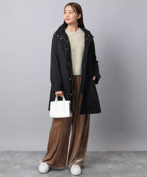 MK MICHEL KLEIN / エムケーミッシェルクラン その他パンツ | スノーベロア ワイドパンツ/洗える | 詳細25