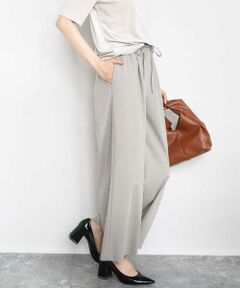 MK MICHEL KLEIN / エムケーミッシェルクラン その他パンツ | ストレートワイドパンツ(ストライプ・無地)/洗える