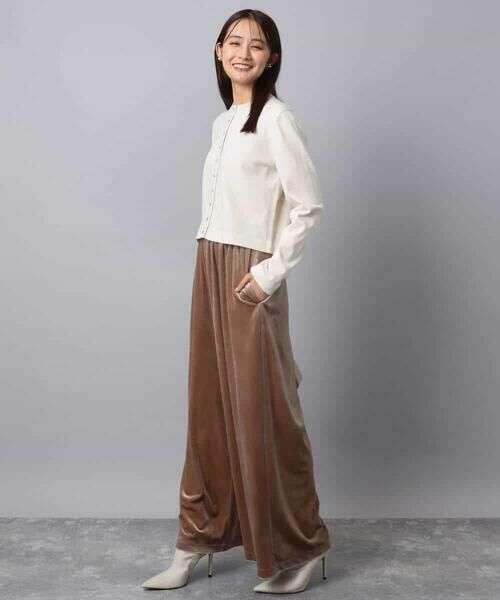 MK MICHEL KLEIN / エムケーミッシェルクラン カーディガン・ボレロ | ドット釦コンパクトニットカーディガン/洗える | 詳細16