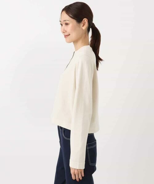 MK MICHEL KLEIN / エムケーミッシェルクラン カーディガン・ボレロ | ドット釦コンパクトニットカーディガン/洗える | 詳細22