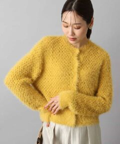 MK MICHEL KLEIN / エムケーミッシェルクラン カーディガン・ボレロ | フェザーヤーンニットカーディガン/洗える