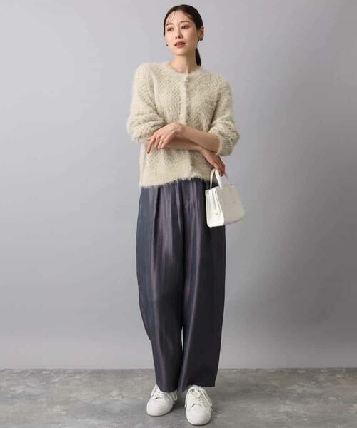 MK MICHEL KLEIN / エムケーミッシェルクラン カーディガン・ボレロ | フェザーヤーンニットカーディガン/洗える | 詳細12