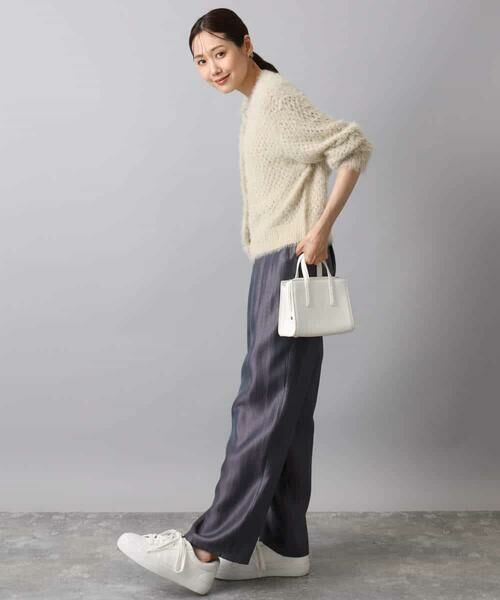 MK MICHEL KLEIN / エムケーミッシェルクラン カーディガン・ボレロ | フェザーヤーンニットカーディガン/洗える | 詳細13