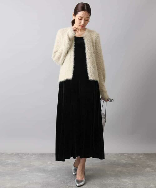 MK MICHEL KLEIN / エムケーミッシェルクラン カーディガン・ボレロ | フェザーヤーンニットカーディガン/洗える | 詳細17