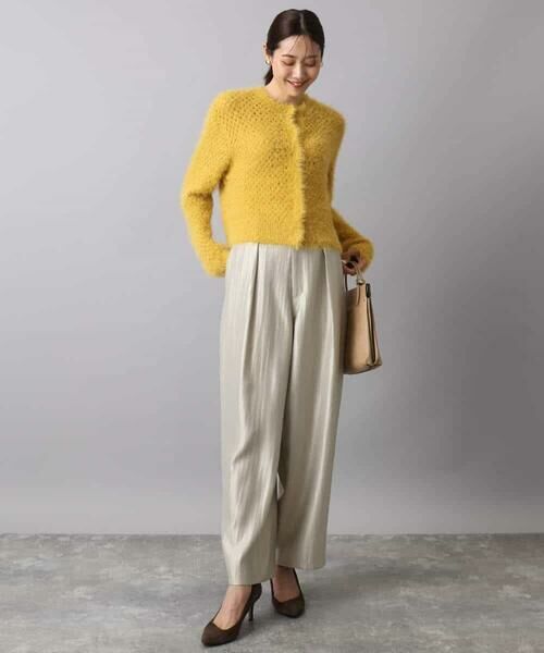 MK MICHEL KLEIN / エムケーミッシェルクラン カーディガン・ボレロ | フェザーヤーンニットカーディガン/洗える | 詳細3