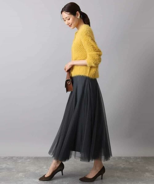 MK MICHEL KLEIN / エムケーミッシェルクラン カーディガン・ボレロ | フェザーヤーンニットカーディガン/洗える | 詳細7