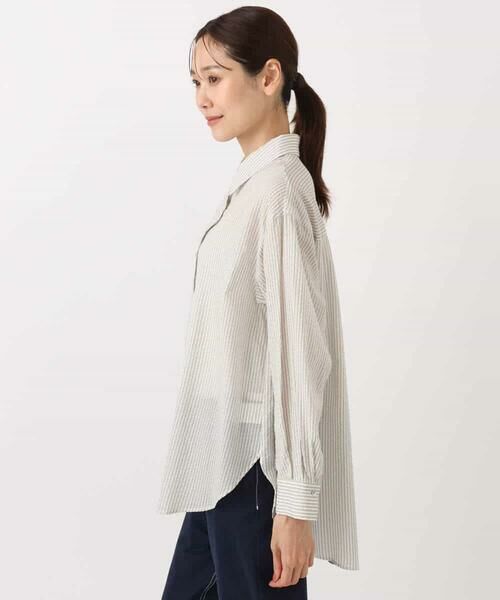 MK MICHEL KLEIN / エムケーミッシェルクラン シャツ・ブラウス | サッカーシャツブラウス/洗える | 詳細10