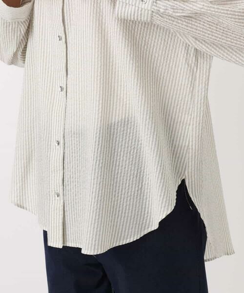 MK MICHEL KLEIN / エムケーミッシェルクラン シャツ・ブラウス | サッカーシャツブラウス/洗える | 詳細15