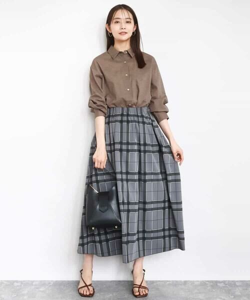 MK MICHEL KLEIN / エムケーミッシェルクラン シャツ・ブラウス | サッカーシャツブラウス/洗える | 詳細2