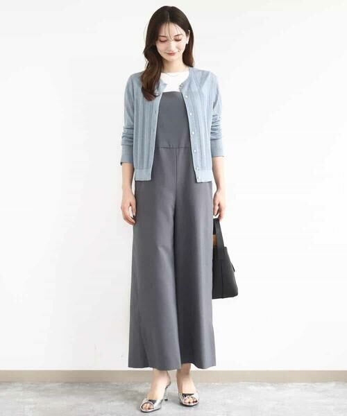 MK MICHEL KLEIN / エムケーミッシェルクラン ニット・セーター | シアーニットアンサンブル/洗える | 詳細13