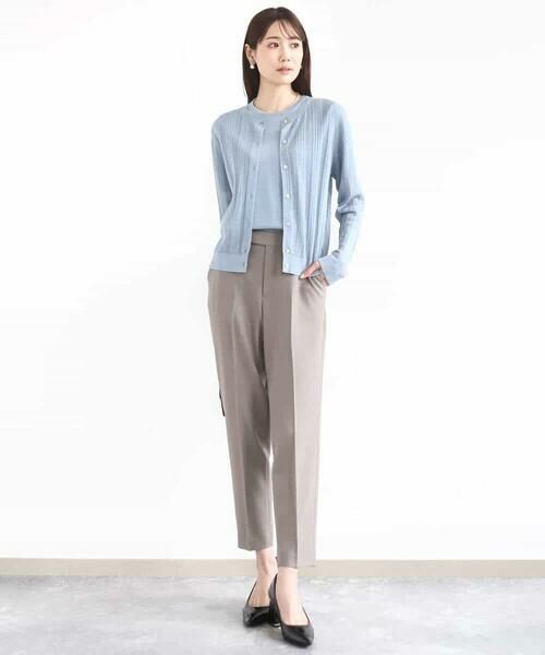 MK MICHEL KLEIN / エムケーミッシェルクラン ニット・セーター | シアーニットアンサンブル/洗える | 詳細16