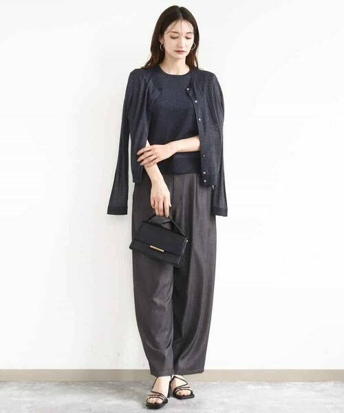 MK MICHEL KLEIN / エムケーミッシェルクラン ニット・セーター | シアーニットアンサンブル/洗える | 詳細20