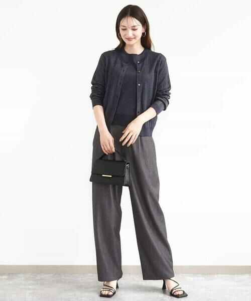 MK MICHEL KLEIN / エムケーミッシェルクラン ニット・セーター | シアーニットアンサンブル/洗える | 詳細23