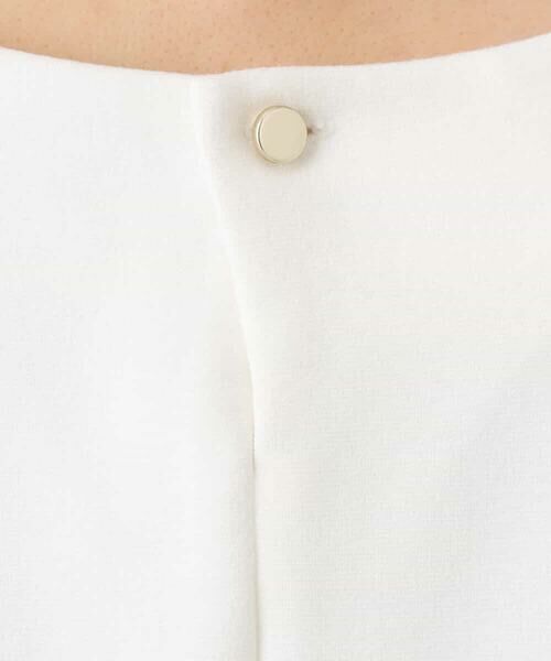 MK MICHEL KLEIN / エムケーミッシェルクラン カットソー | ポンチプルオーバー×ティアードフリルタンクトップ ツインセット/洗える | 詳細17