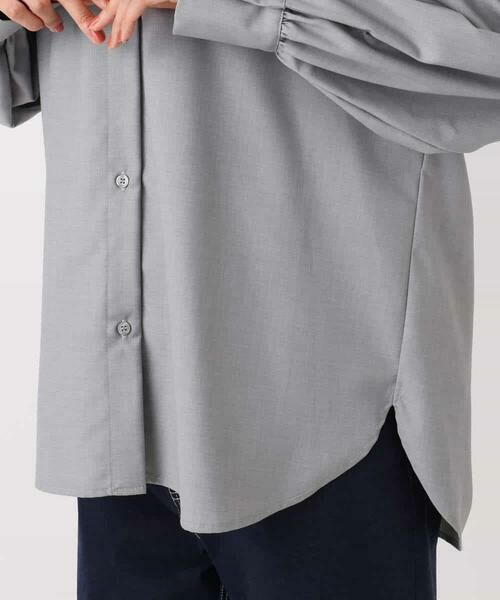 MK MICHEL KLEIN / エムケーミッシェルクラン シャツ・ブラウス | フーディーブラウス/洗える | 詳細19