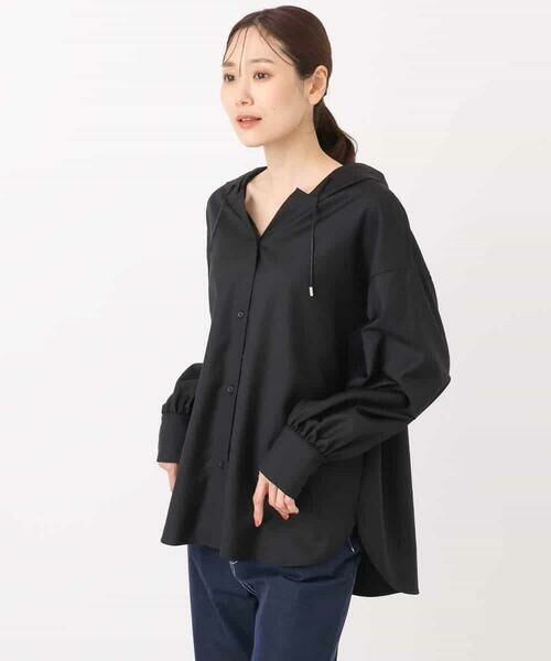 MK MICHEL KLEIN / エムケーミッシェルクラン シャツ・ブラウス | フーディーブラウス/洗える | 詳細22