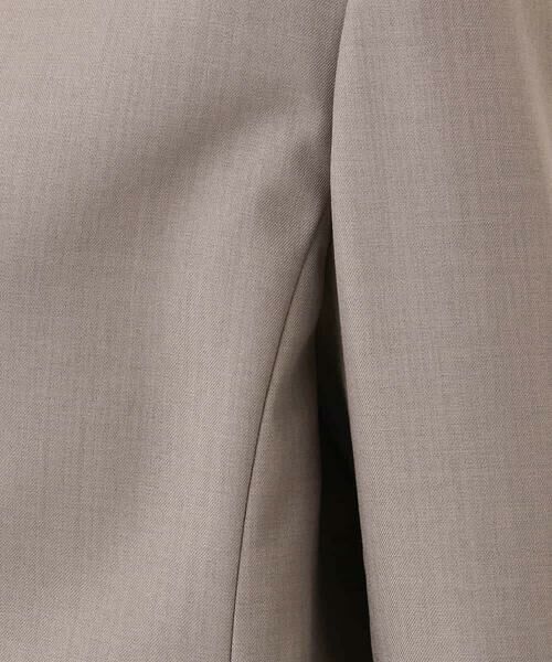 MK MICHEL KLEIN / エムケーミッシェルクラン ノーカラージャケット | メランジ調ノーカラージャケット/セットアップ対応/洗える | 詳細27