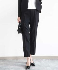 MK MICHEL KLEIN / エムケーミッシェルクラン チノ・ワークパンツ | メランジ調テーパードパンツ/セットアップ対応/洗える