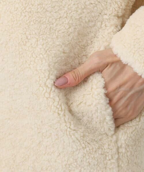 MK MICHEL KLEIN / エムケーミッシェルクラン その他アウター | ノーカラーボアブルゾン/洗える | 詳細19