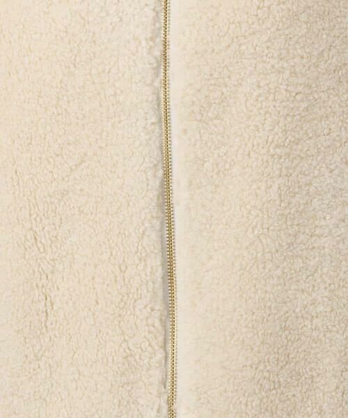 MK MICHEL KLEIN / エムケーミッシェルクラン その他アウター | ノーカラーボアブルゾン/洗える | 詳細21