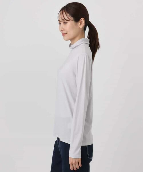 MK MICHEL KLEIN / エムケーミッシェルクラン カットソー | ハイネックシアーカットソー/洗える | 詳細21