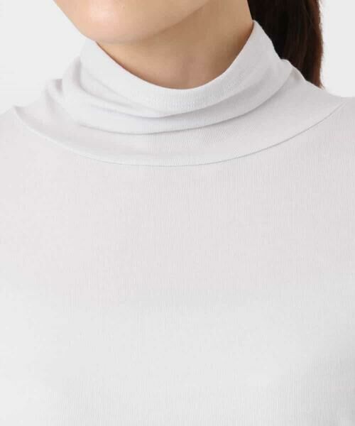 MK MICHEL KLEIN / エムケーミッシェルクラン カットソー | ハイネックシアーカットソー/洗える | 詳細23