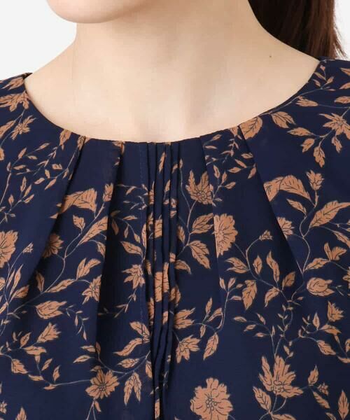 MK MICHEL KLEIN / エムケーミッシェルクラン シャツ・ブラウス | レトロ花柄ブラウス/洗える | 詳細19