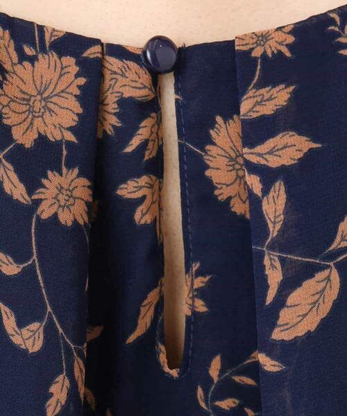 MK MICHEL KLEIN / エムケーミッシェルクラン シャツ・ブラウス | レトロ花柄ブラウス/洗える | 詳細20