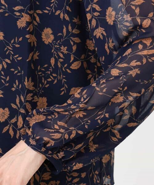 MK MICHEL KLEIN / エムケーミッシェルクラン シャツ・ブラウス | レトロ花柄ブラウス/洗える | 詳細21