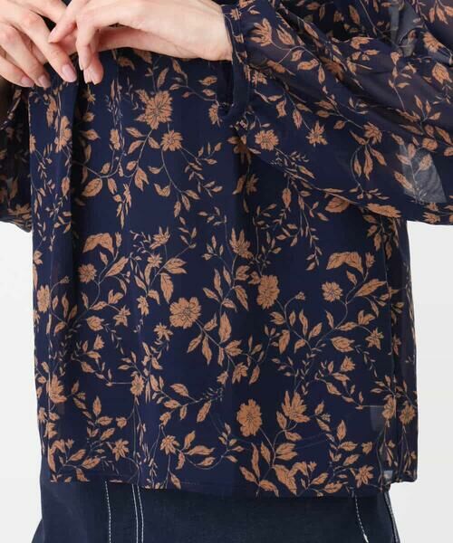 MK MICHEL KLEIN / エムケーミッシェルクラン シャツ・ブラウス | レトロ花柄ブラウス/洗える | 詳細22