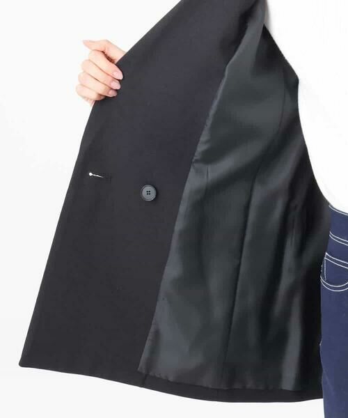 MK MICHEL KLEIN / エムケーミッシェルクラン テーラードジャケット | ダブルブレストジャケット/洗える | 詳細20