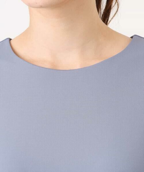 MK MICHEL KLEIN / エムケーミッシェルクラン ロング・マキシ丈ワンピース | ツイルジャージーワンピース/洗える | 詳細13