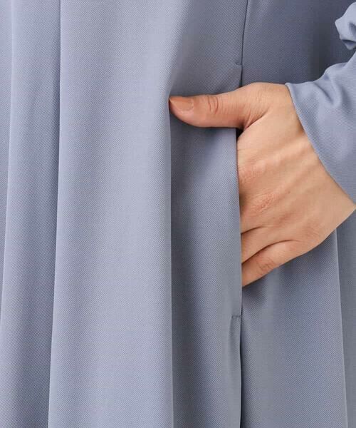 MK MICHEL KLEIN / エムケーミッシェルクラン ロング・マキシ丈ワンピース | ツイルジャージーワンピース/洗える | 詳細16