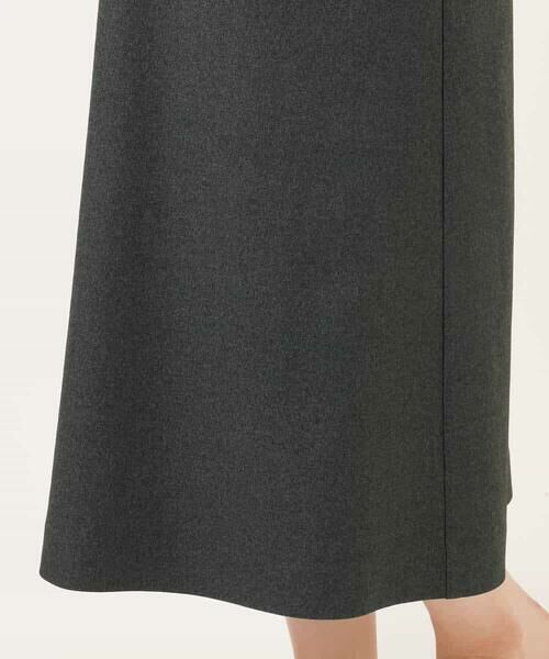 MK MICHEL KLEIN / エムケーミッシェルクラン ロング・マキシ丈スカート | ウールライクVネックジャンパースカート/洗える | 詳細23
