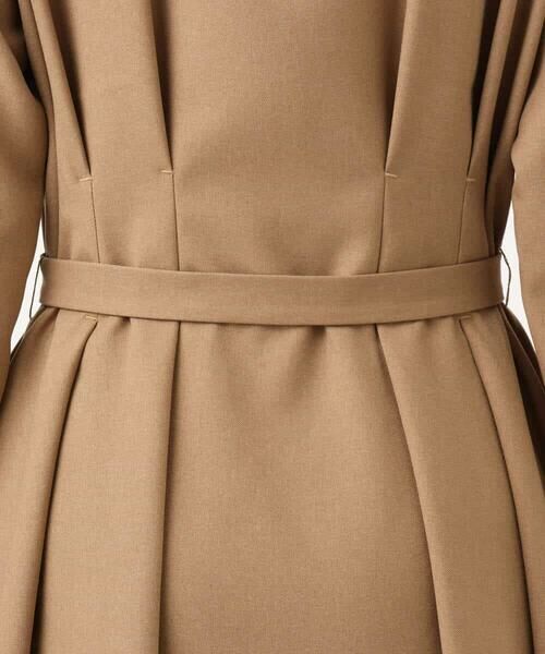 MK MICHEL KLEIN / エムケーミッシェルクラン ロング・マキシ丈ワンピース | ウエストタックデザインワンピース/洗える | 詳細22