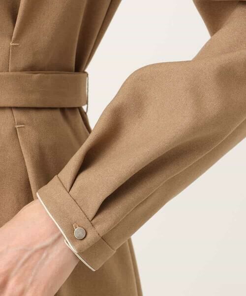 MK MICHEL KLEIN / エムケーミッシェルクラン ロング・マキシ丈ワンピース | ウエストタックデザインワンピース/洗える | 詳細23