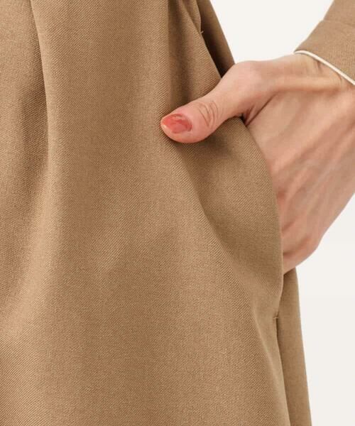 MK MICHEL KLEIN / エムケーミッシェルクラン ロング・マキシ丈ワンピース | ウエストタックデザインワンピース/洗える | 詳細24