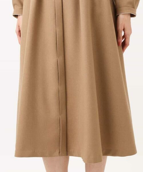 MK MICHEL KLEIN / エムケーミッシェルクラン ロング・マキシ丈ワンピース | ウエストタックデザインワンピース/洗える | 詳細25