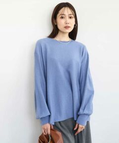 MK MICHEL KLEIN / エムケーミッシェルクラン ニット・セーター | フレアーシルエットチュニックニット/洗える