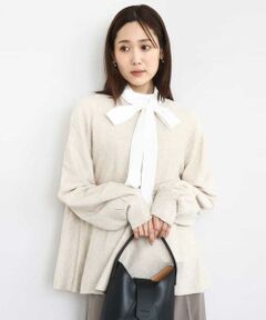 MK MICHEL KLEIN / エムケーミッシェルクラン ニット・セーター | フレアーシルエットチュニックニット/洗える