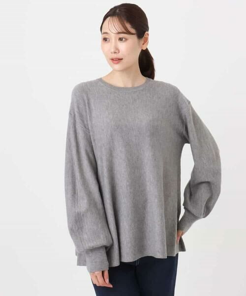 MK MICHEL KLEIN / エムケーミッシェルクラン ニット・セーター | フレアーシルエットチュニックニット/洗える | 詳細27