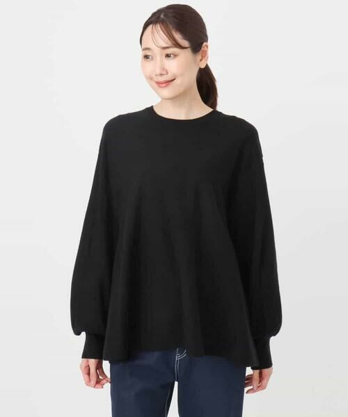 MK MICHEL KLEIN / エムケーミッシェルクラン ニット・セーター | フレアーシルエットチュニックニット/洗える | 詳細28