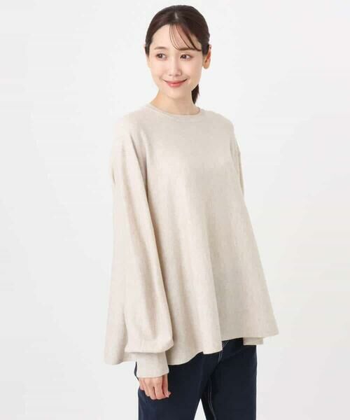 MK MICHEL KLEIN / エムケーミッシェルクラン ニット・セーター | フレアーシルエットチュニックニット/洗える | 詳細29