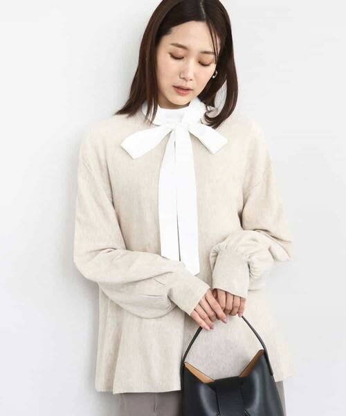 MK MICHEL KLEIN / エムケーミッシェルクラン ニット・セーター | フレアーシルエットチュニックニット/洗える | 詳細5